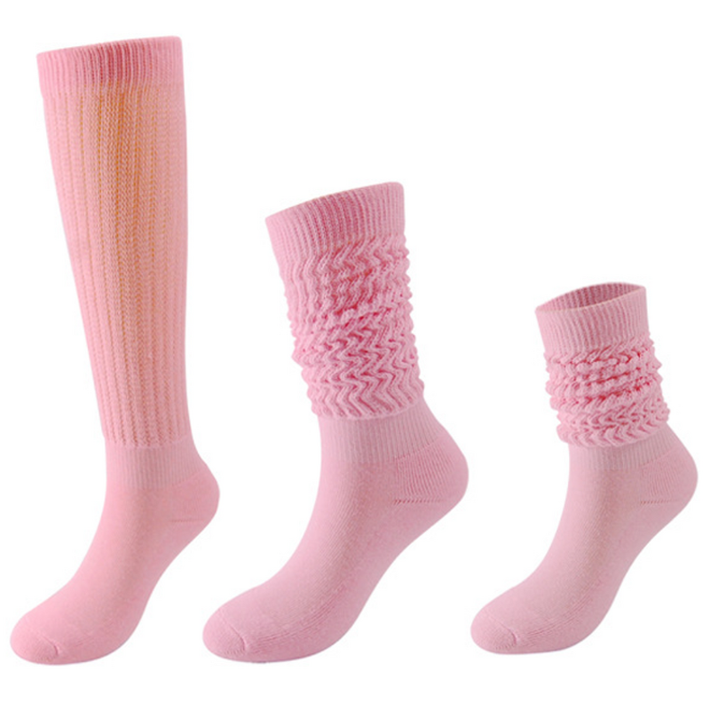 Slouch Socks Manufacturer - Wholesale Colour Loose Stacked Breathable Cotton