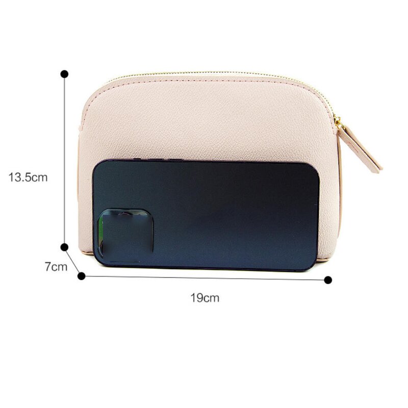 PU Leather Cosmetic Bag Manufacturer - Factory Supply Simple Elegant Waterproof