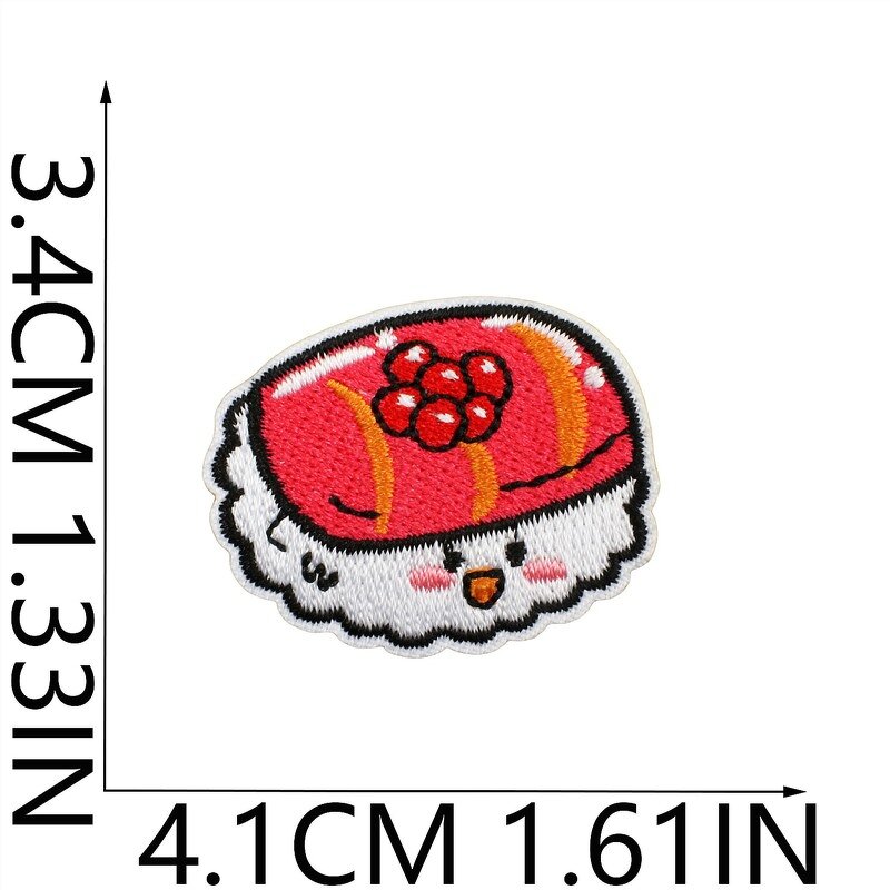 Mini Food Iron on Patches Factory - Ice Cream Fruit Candy Sushi Design