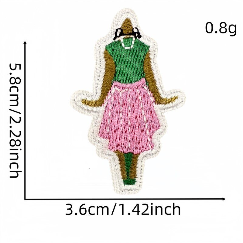 Sorority Iron on Patches Factory - 1908 Aka Club Design Custom Embroidered