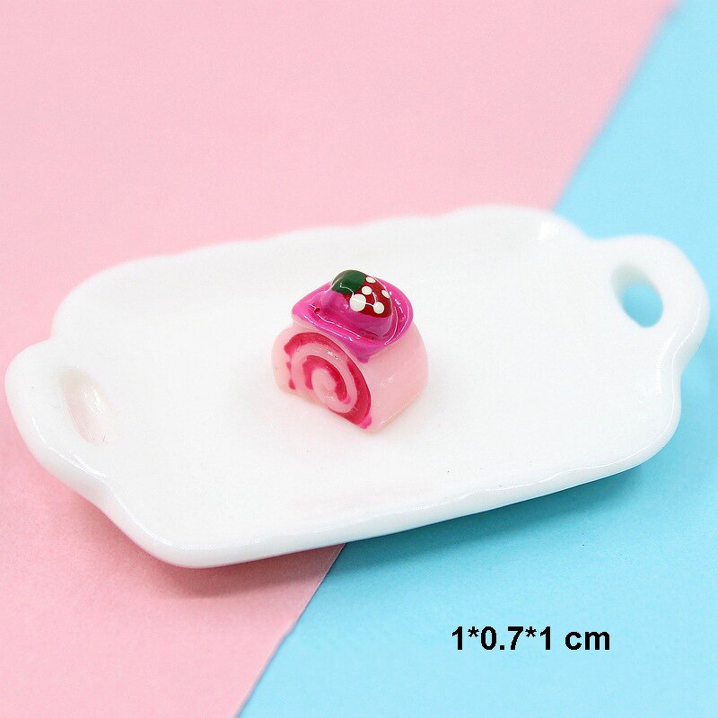 Cake Resin Cabochon Manufacturer - Small 3D Square Heart Round Design