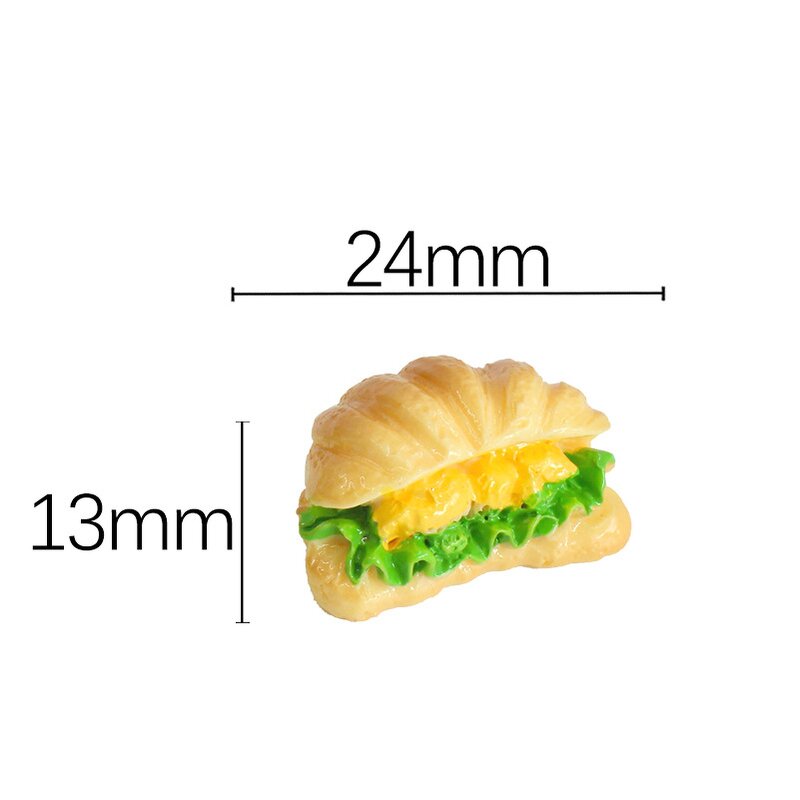 Hamburger Resin Cabochon Manufacturer - 3D Miniature Dog Eat Theme DIY