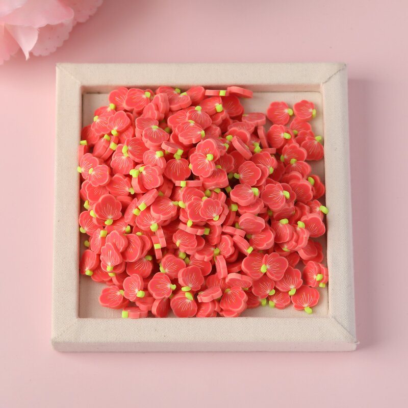 Polymer Clay Slice Manufacturer - Sakura Flower Slice Slime Decoration
