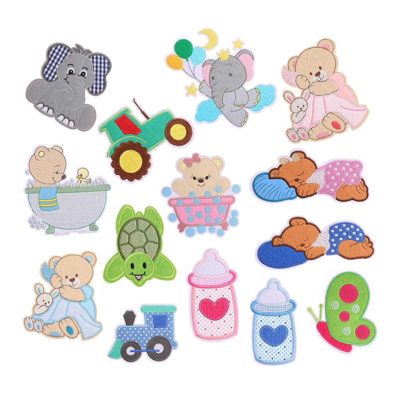 Animal Iron on Patches Manufacturer - Cartoon Large Design Kids Clothing