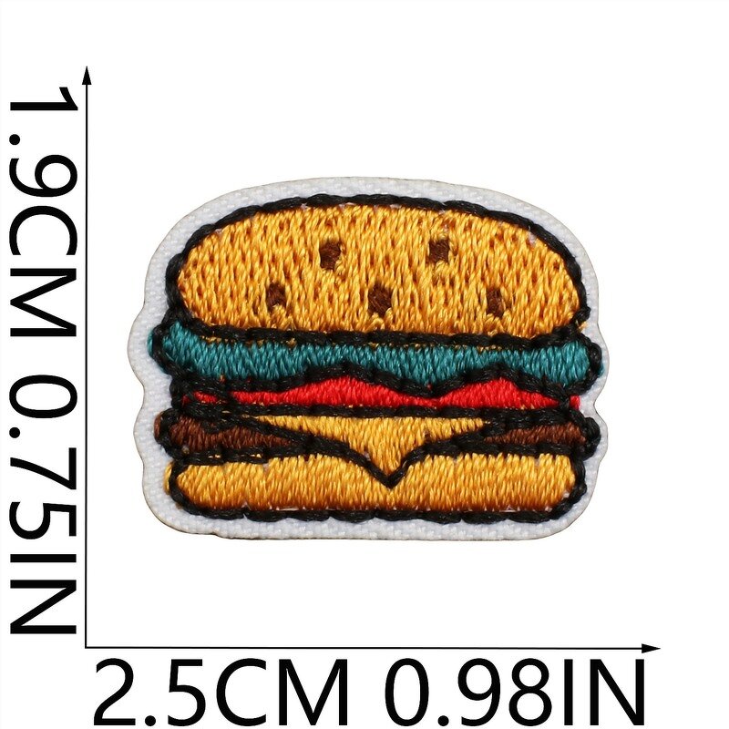 Mini Food Iron on Patches Factory - Ice Cream Fruit Candy Sushi Design