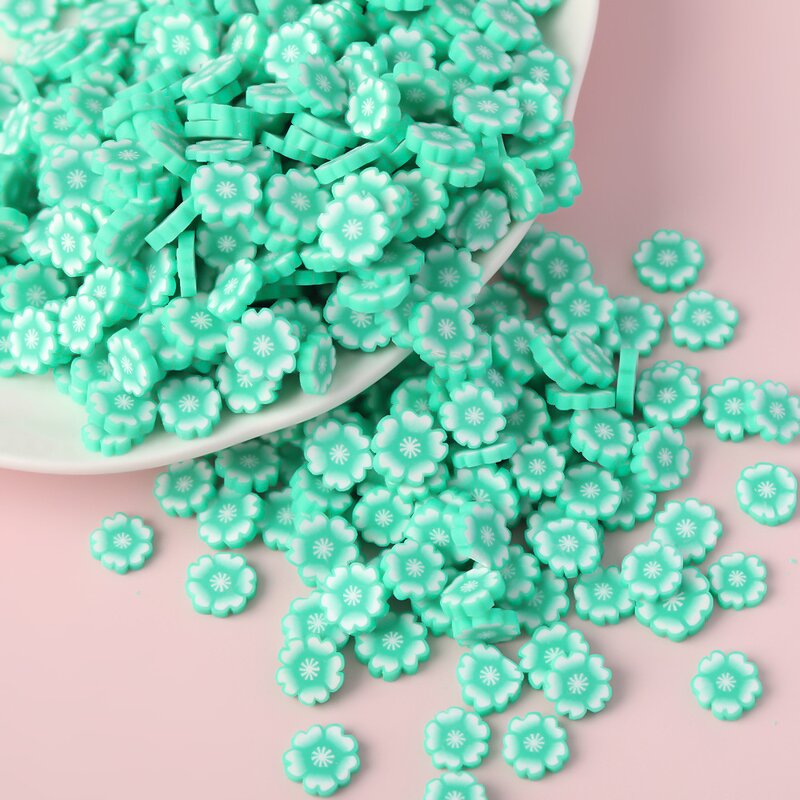 Polymer Clay Sprinkles Factory - Mix Flower Slice for Kids DIY Craft