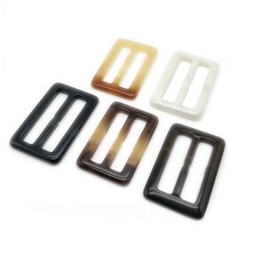 Resin Buckle Factory - Tri Glide Rectangle for Coat Belt OEM/ODM