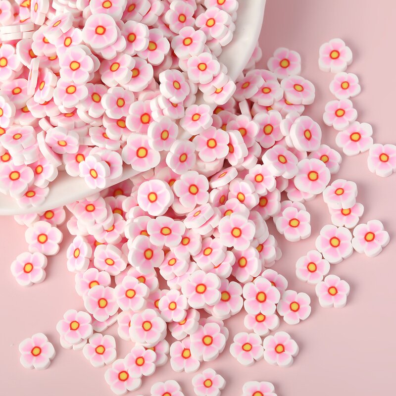 Polymer Clay Sprinkles Factory - Mix Flower Slice for Kids DIY Craft