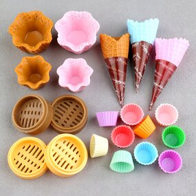 Miniature Resin Cabochon Manufacturer - 3D Ice Cream Cone Design DIY