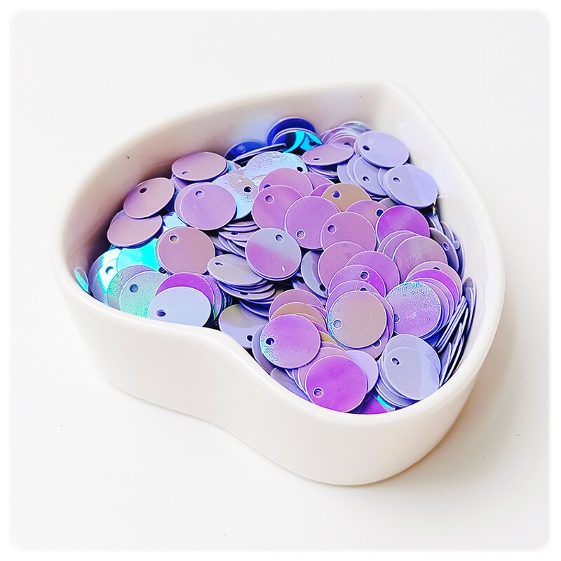 PVC Round Sequins Factory - OEM/ODM 10mm Side Hole for Earring Making