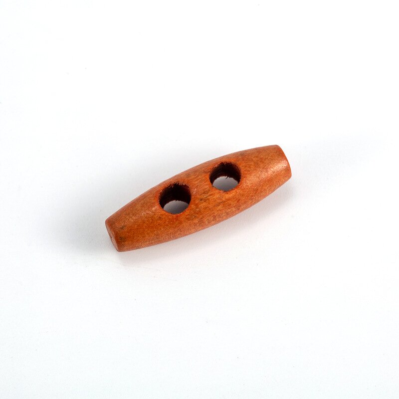 Wooden Toggle Button Factory - Custom 2 Hole Olive Shape Sew Coat