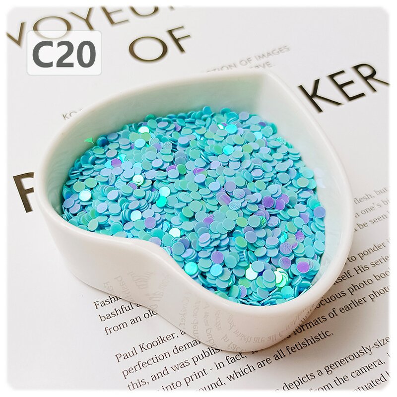 Mini PVC Sequins Factory - 3mm No Hole for Nail Art DIY Decoration