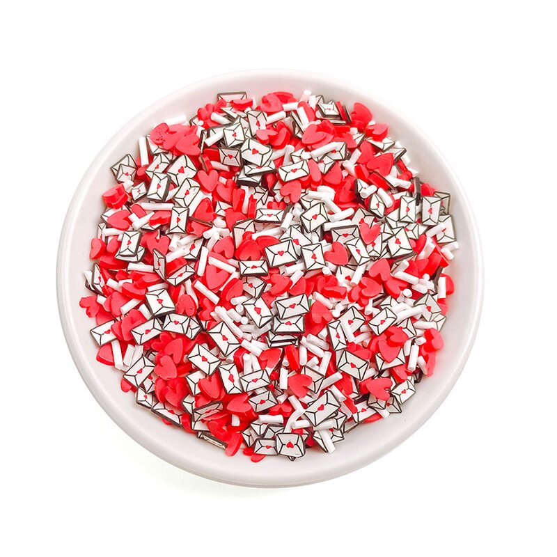 Polymer Clay Slice Manufacturer - Valentine Heart Envelope Design DIY