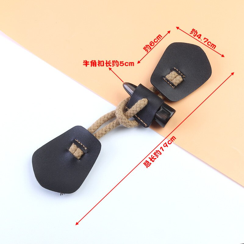 PU Leather Button Manufacturer - Sewing Toggle Buckle Down Jacket