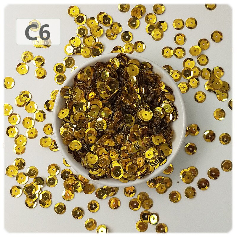 Round Cup Sequins Factory - Bulk 8mm One Hole for Apparel Decoration