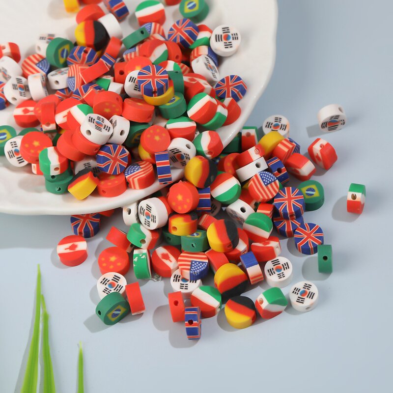 Polymer Clay Beads Factory - Bulk 10mm Fruit Animal Charms DIY