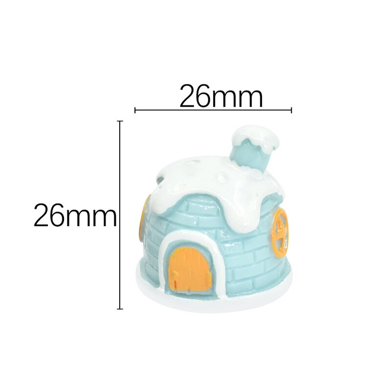 Christmas Resin Cabochon Manufacturer - 3D Miniature Animal House Decoration