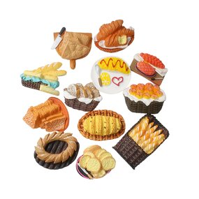 Bread Resin Cabochon Manufacturer - Miniature Fake Design for Fridge Magnet