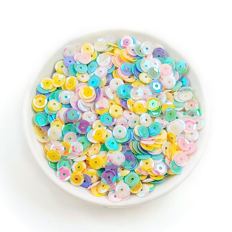 Round PVC Sequins Factory - Wholesale 6mm One Hole for Garment Decoration