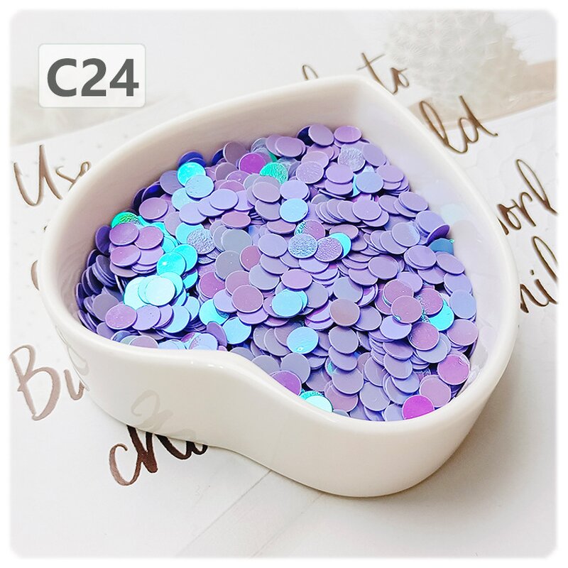 PVC Sequins Manufacturer - Bulk Custom 6mm Round Flat for Phone Case Decoration