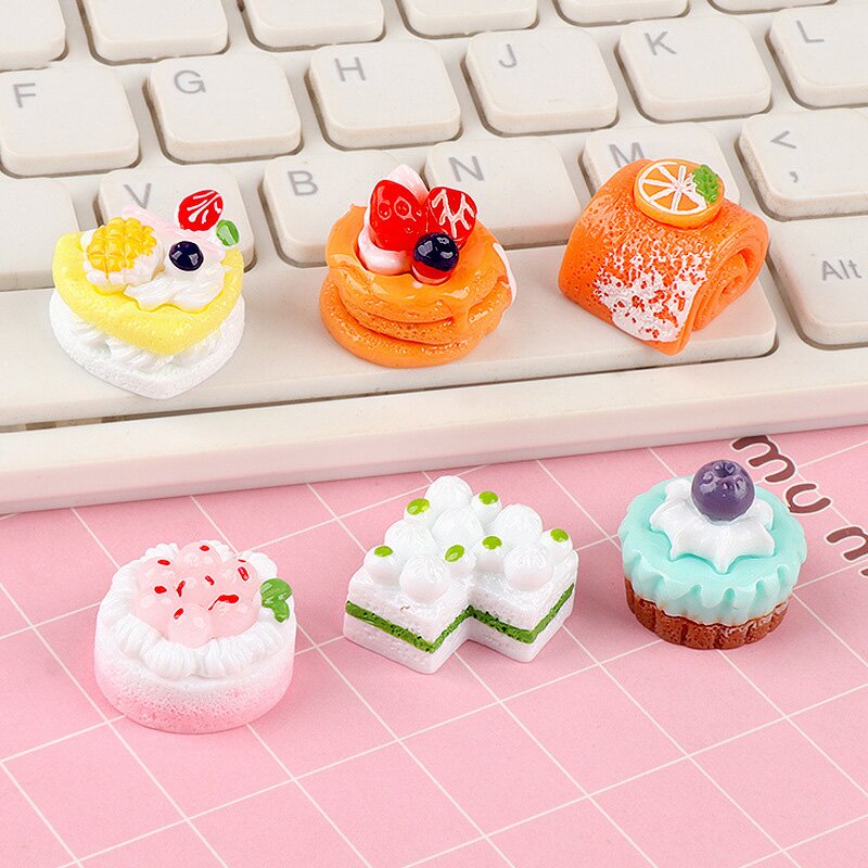 Cake Resin Charm Factory - Mold 3D Miniature DIY Accessories Decoration
