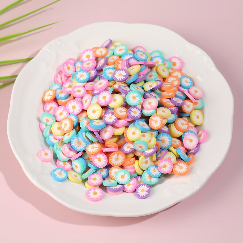 Polymer Clay Slice Manufacturer - Sakura Flower Slice Slime Decoration