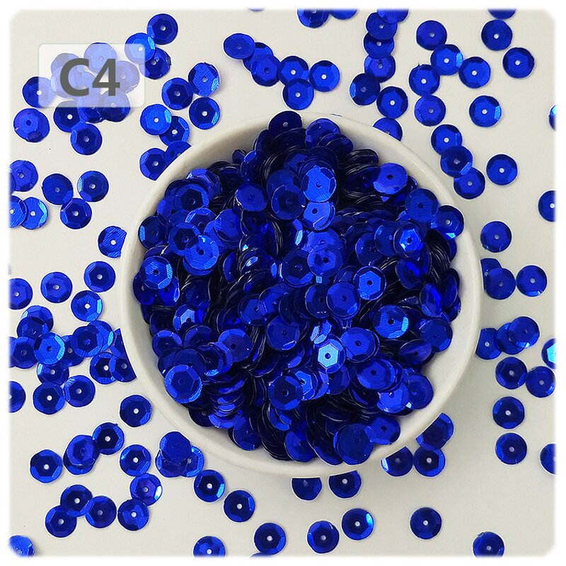 Round Cup Sequins Factory - Bulk 8mm One Hole for Apparel Decoration