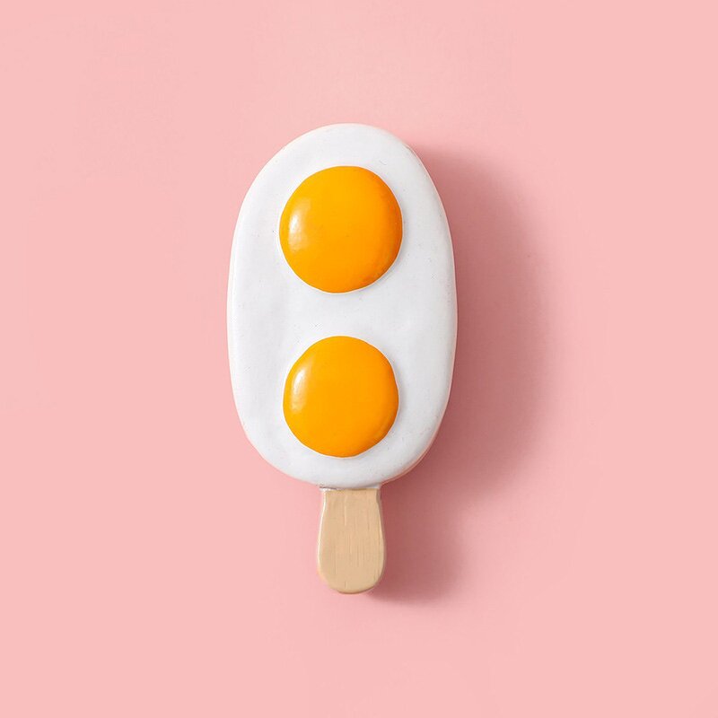 Food Theme Resin Cabochon Manufacturer - Large Egg Tart Ice Cream DIY