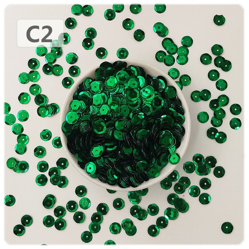 Round Cup Sequins Factory - Bulk 8mm One Hole for Apparel Decoration
