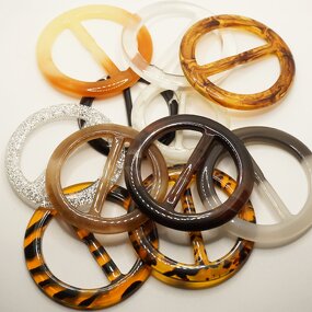 Resin Buckle Factory - Tri-glide Adjustable Round Buckle Supplier