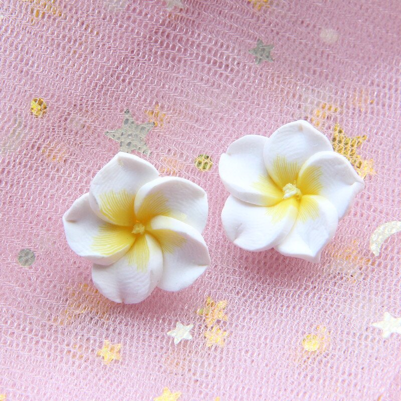 Polymer Clay Charm Manufacturer - 3D 2cm Flower Shape Keychain DIY
