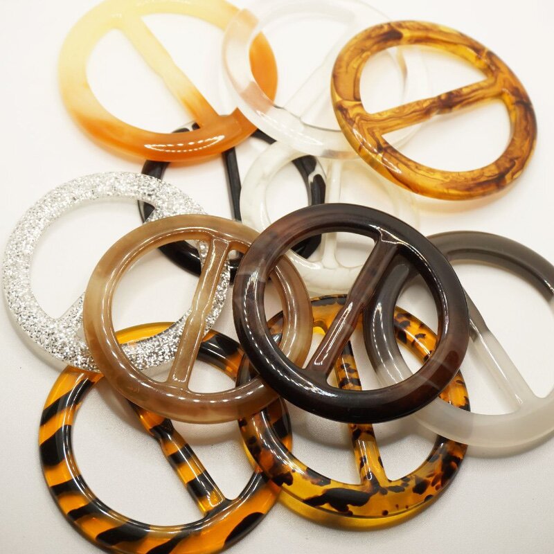 Resin Buckle Factory - Tri-glide Adjustable Round Buckle Supplier