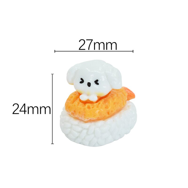 Japanese Food Resin Charm Manufacturer - 3D Miniature Sushi Saki Charm