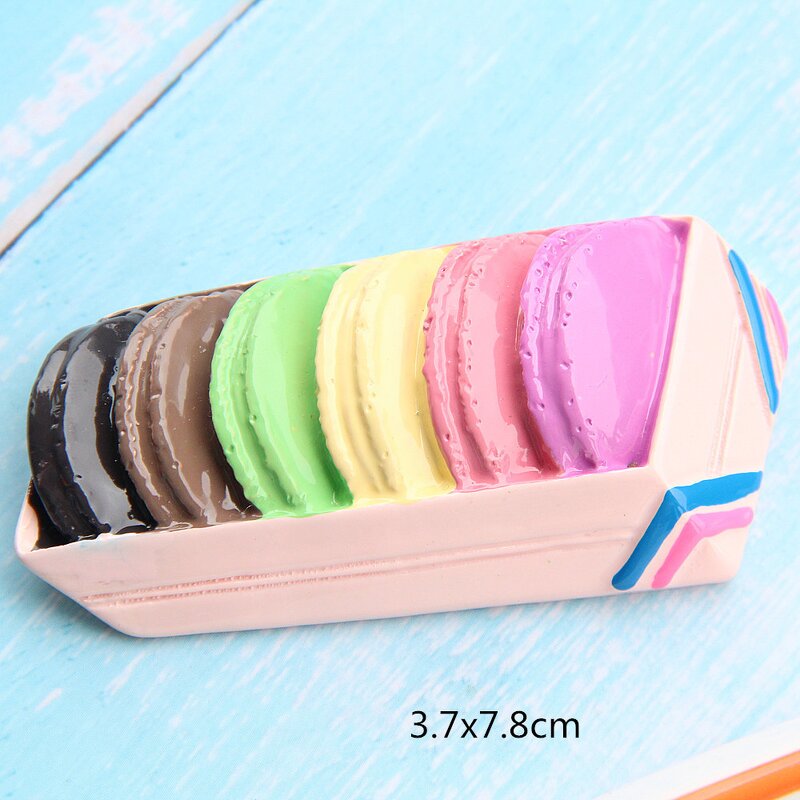 Macaron Resin Cabochon Factory - Large Flat Back for Fridge Magnet DIY