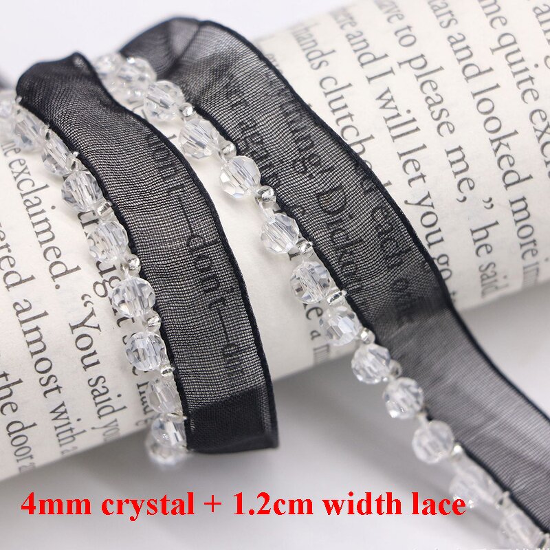 Guipure Lace Trim Factory - White Black Crystal Tape Clothing Decoration