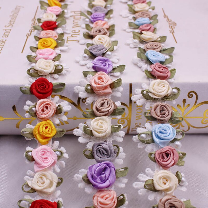 Flower Trim Manufacturer - 3D Rose Water Solution Headband Hair Clip