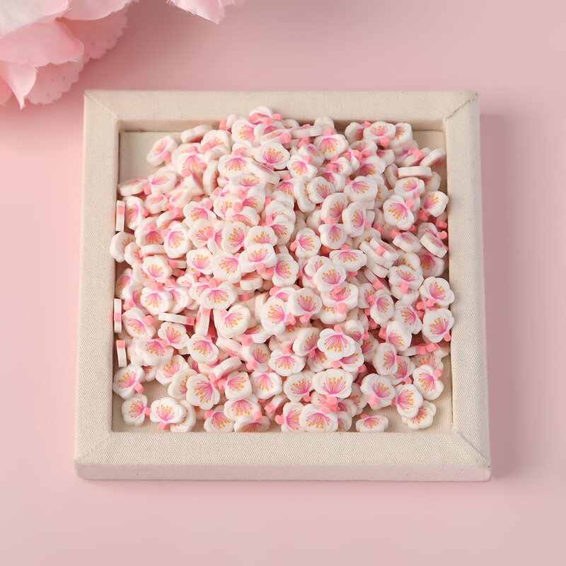 Polymer Clay Slice Manufacturer - Sakura Flower Slice Slime Decoration