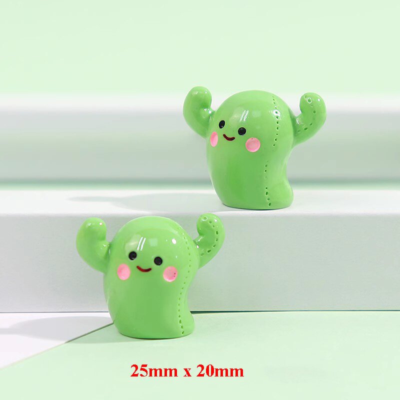 Snail Resin Charm Manufacturer - 3D Artificial Cactus Design Keychain