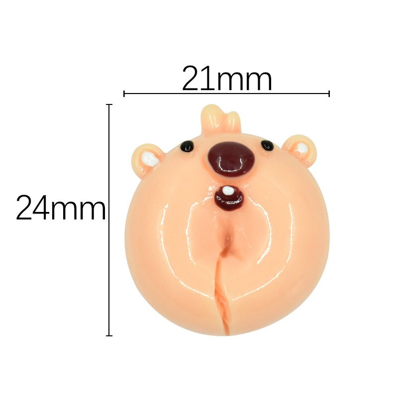 Food Resin Cabochon Manufacturer - OEM/ODM 3D Donut Bread Animal Charm