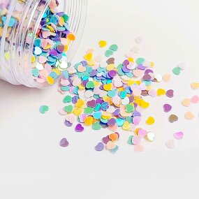 Mini Heart Sequins Manufacturer - Bulk 3mm 4mm for Craft Filling Accessories