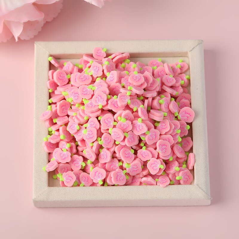 Polymer Clay Slice Manufacturer - Sakura Flower Slice Slime Decoration
