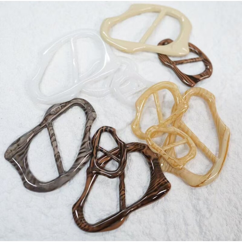 Resin Buckle Factory - Irregular Shape Decorative Ladies Dress