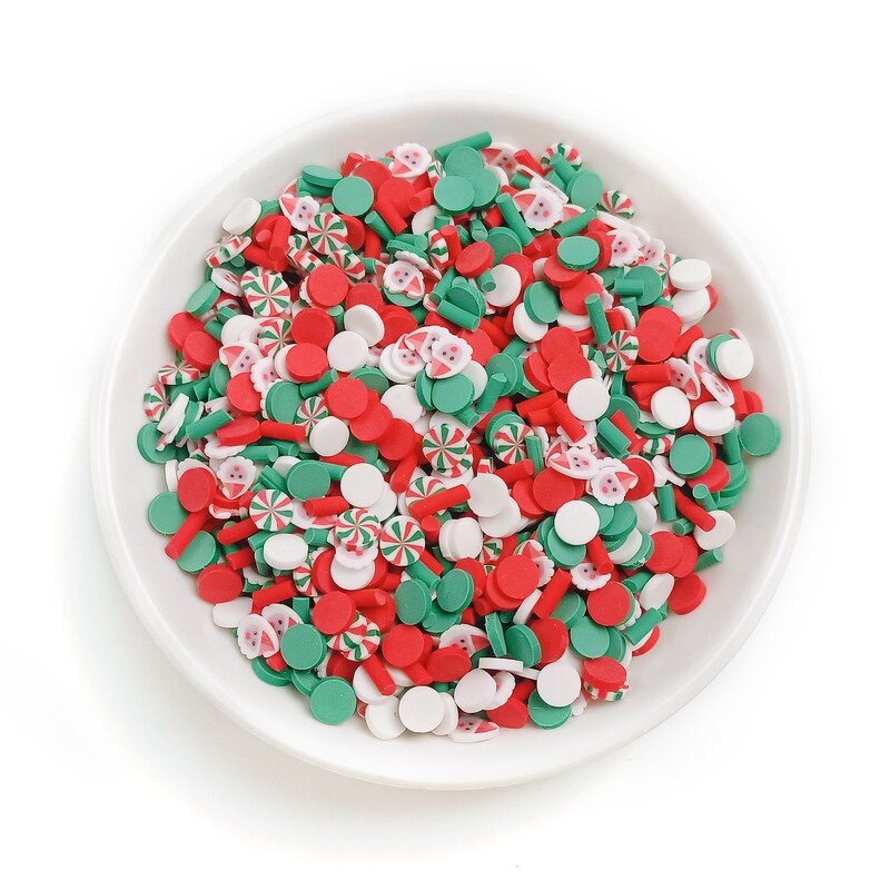 Polymer Clay Slices Supplier - Bulk Christmas Ornaments for DIY Craft