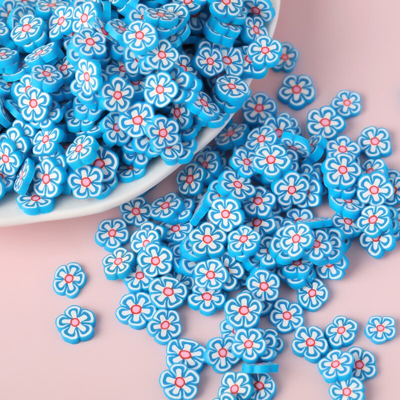 Polymer Clay Sprinkles Factory - Mix Flower Slice for Kids DIY Craft