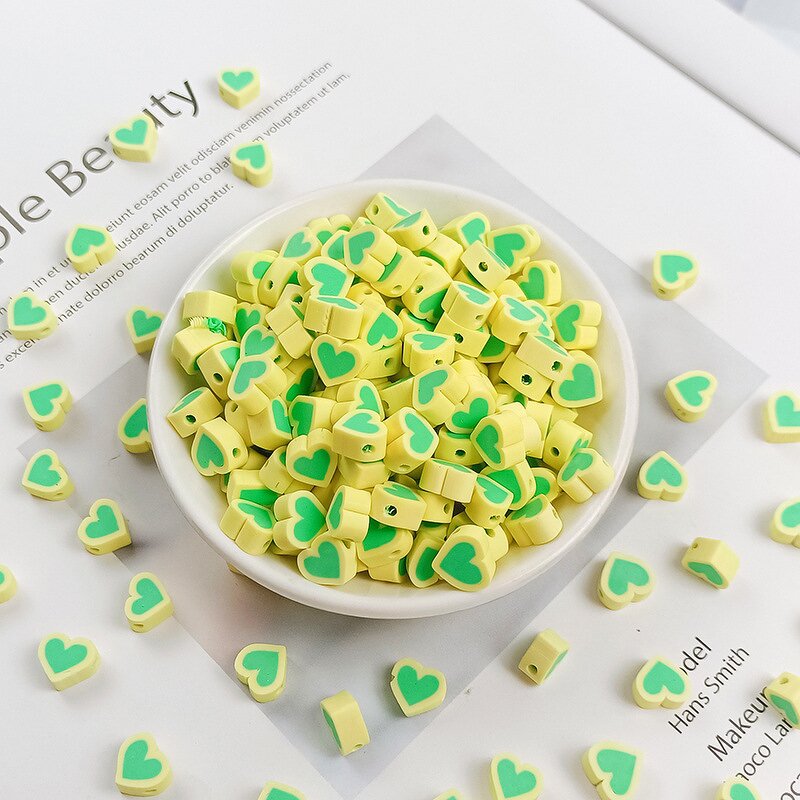 Polymer Clay Beads Manufacturer - 10mm Custom Design for Bracelet Making