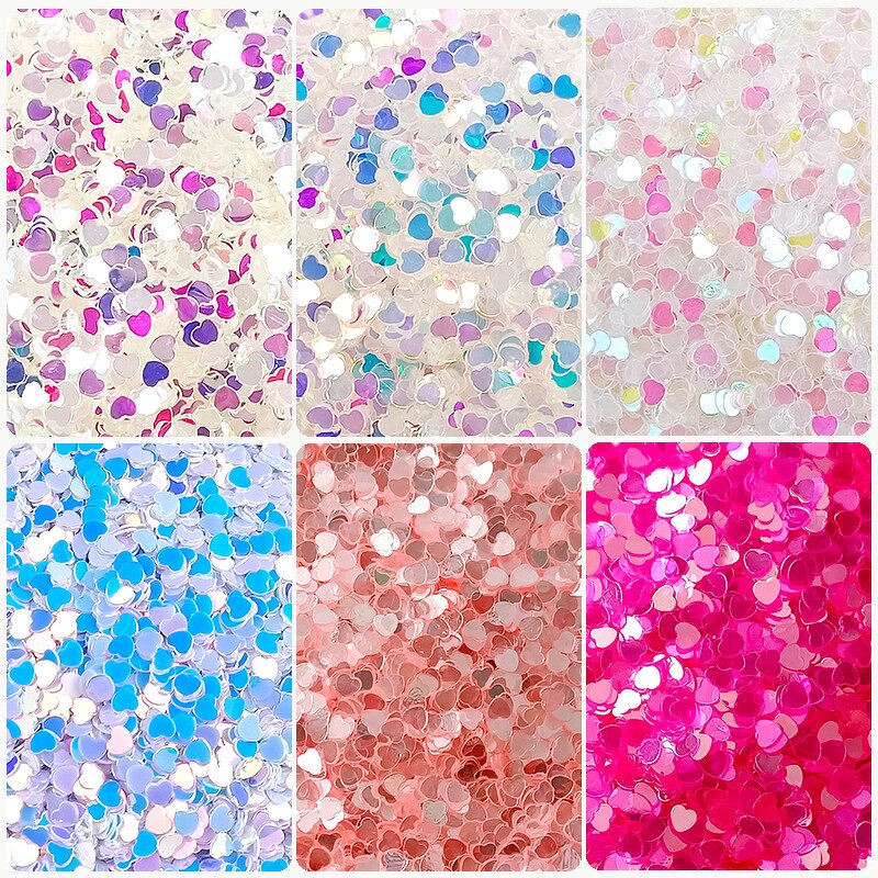 Mini Heart Sequins Manufacturer - Bulk 3mm 4mm for Craft Filling Accessories