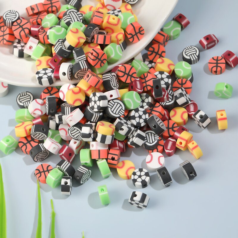 Polymer Clay Beads Factory - Bulk 10mm Fruit Animal Charms DIY