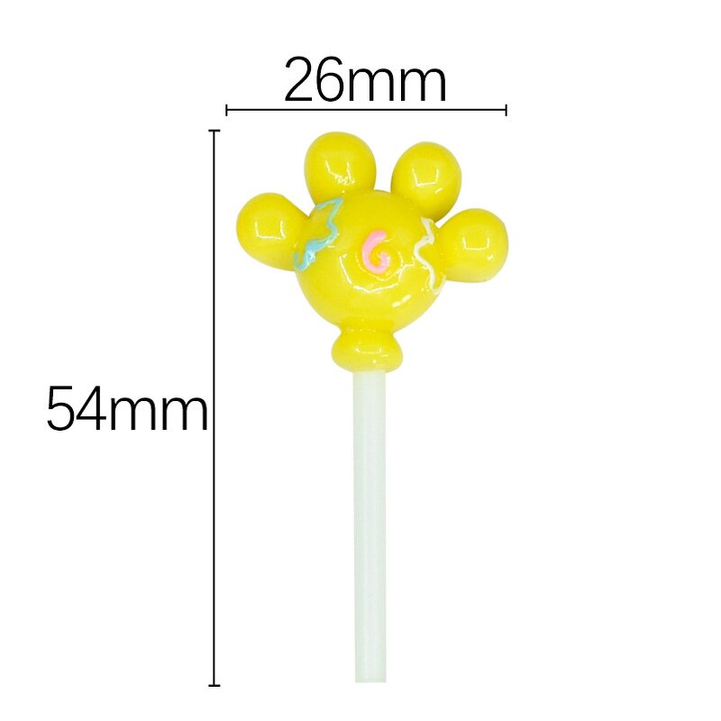 Paw Resin Cabochon Manufacturer - Hand Claw Lollipop Design Flat Back