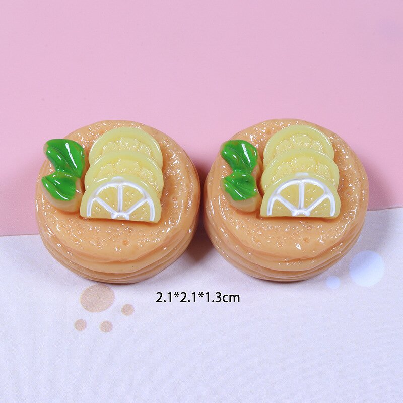 Fruit Resin Cabochon Factory - Miniature Cupcake Pudding Cake Ornament