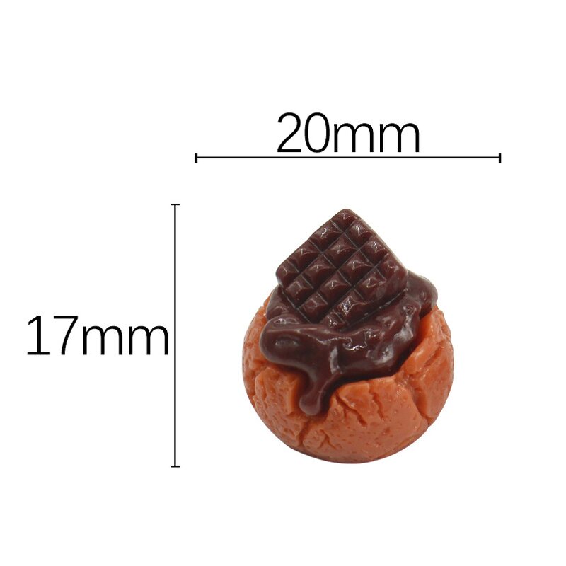 Dessert Resin Cabochon Factory - Donut Cake Bread Model Ornament Craft